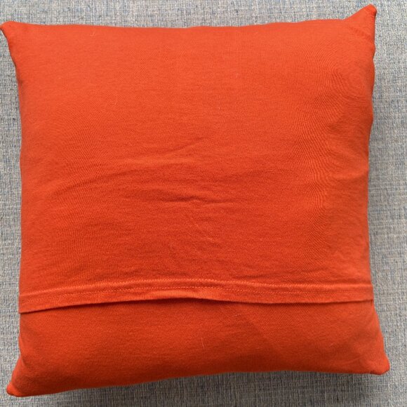 Clemson University Tigers handmade reworked t-shirt 16" pillow cover dorm decor - Picture 9 of 10